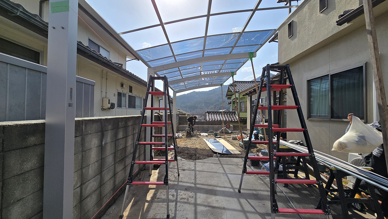 駐車場拡張工事で暮らしをもっと快適に