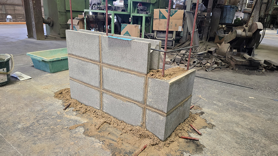 広島県初の3級ブロック技能士取得