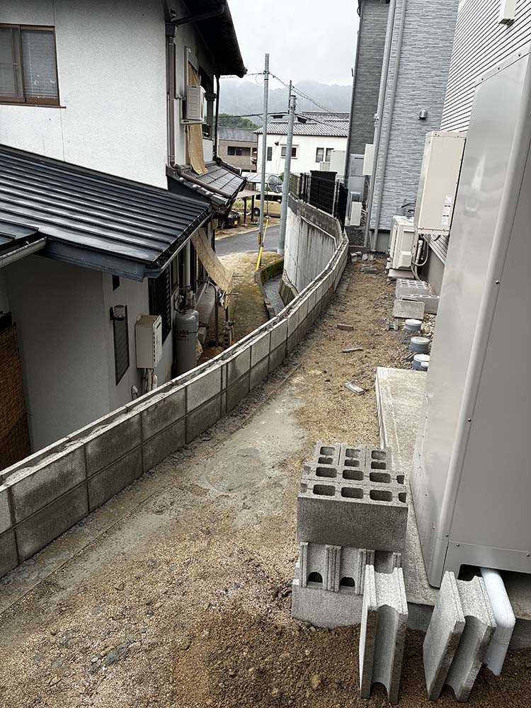 外構のブロック積み|精度もスピードも成長したと実感した現場の話😊