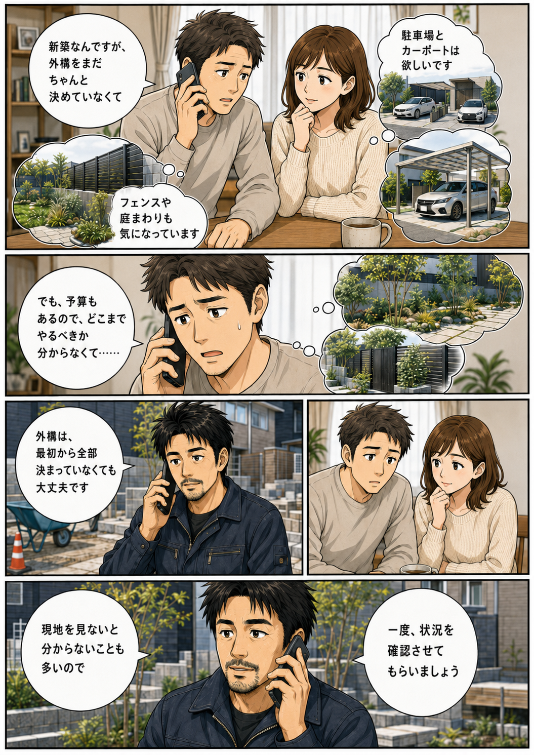 がいこう屋の外構相談:電話編