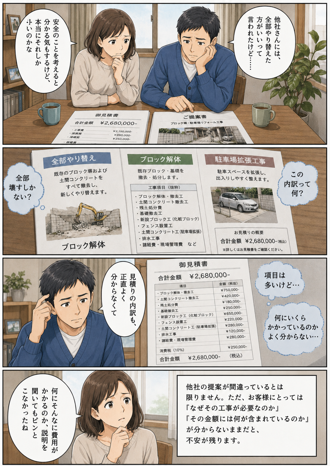 難しい外構相談ほど、現地で一緒に考える