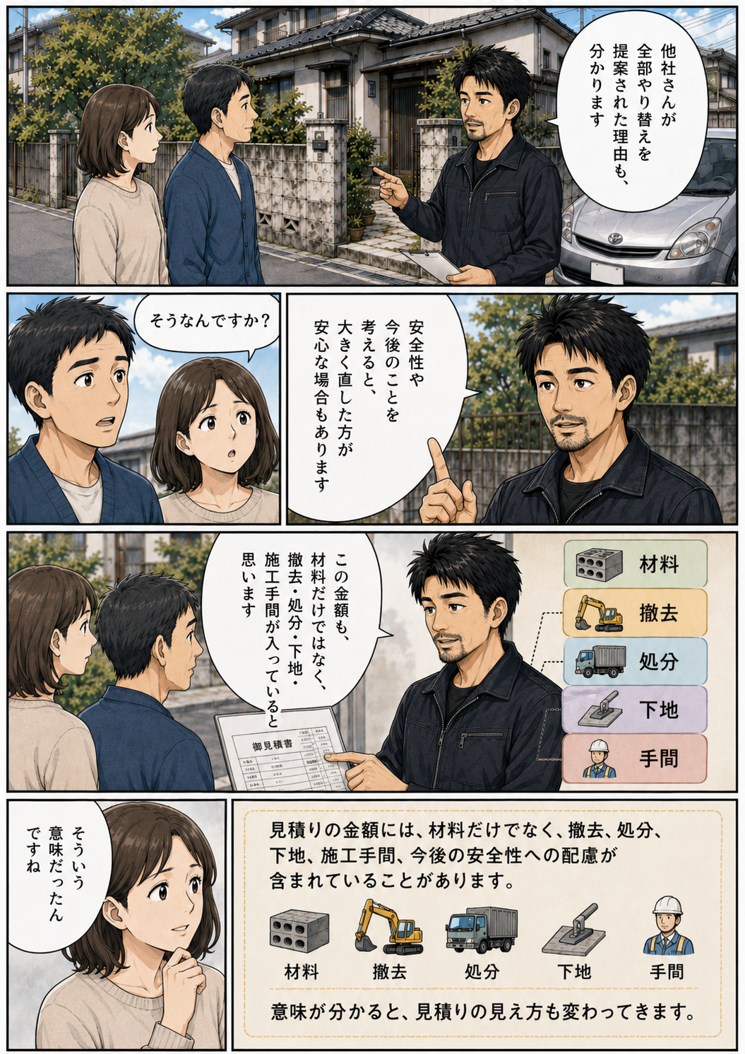 難しい外構相談ほど、現地で一緒に考える