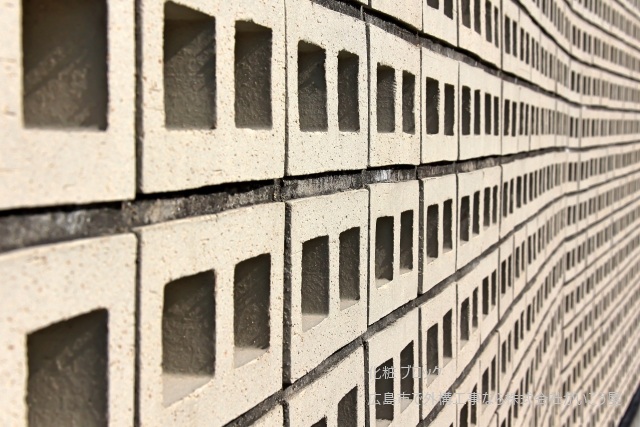広島の外構工事には化粧ブロック